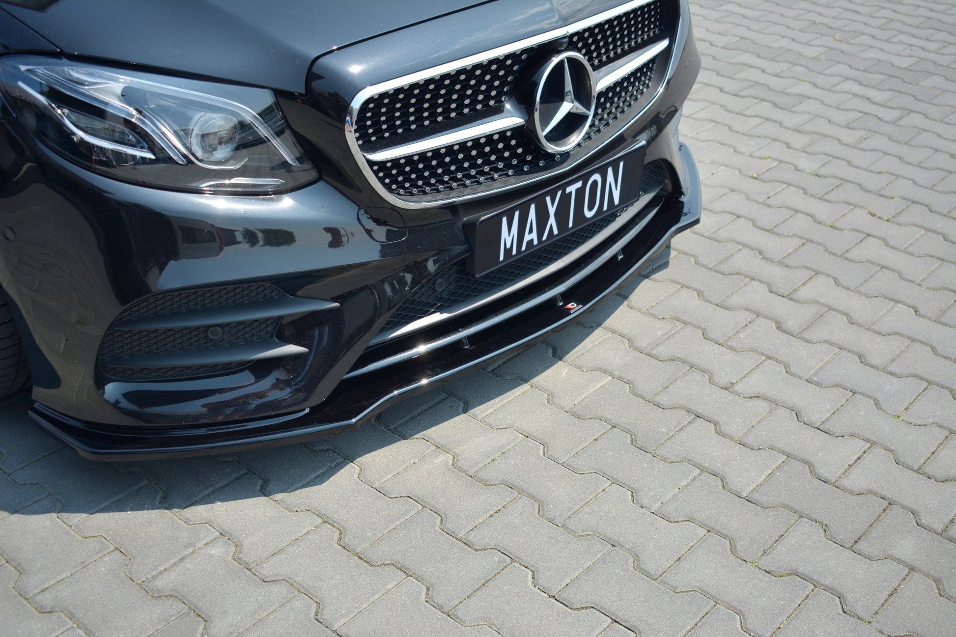 Front Ansatz V.1 für Mercedes-Benz E-Klasse W213 Coupe (C238) AMG-Line schwarz matt