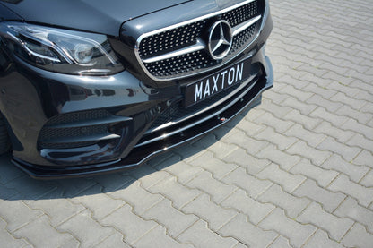 Front Ansatz V.1 für Mercedes-Benz E-Klasse W213 Coupe (C238) AMG-Line schwarz matt