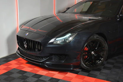 Front Ansatz für MASERATI QUATTROPORTE MK.6 vor Facelift schwarz matt