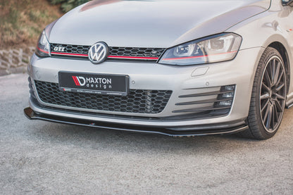 Front Ansatz V.2 für VW Golf 7 GTI  schwarz matt