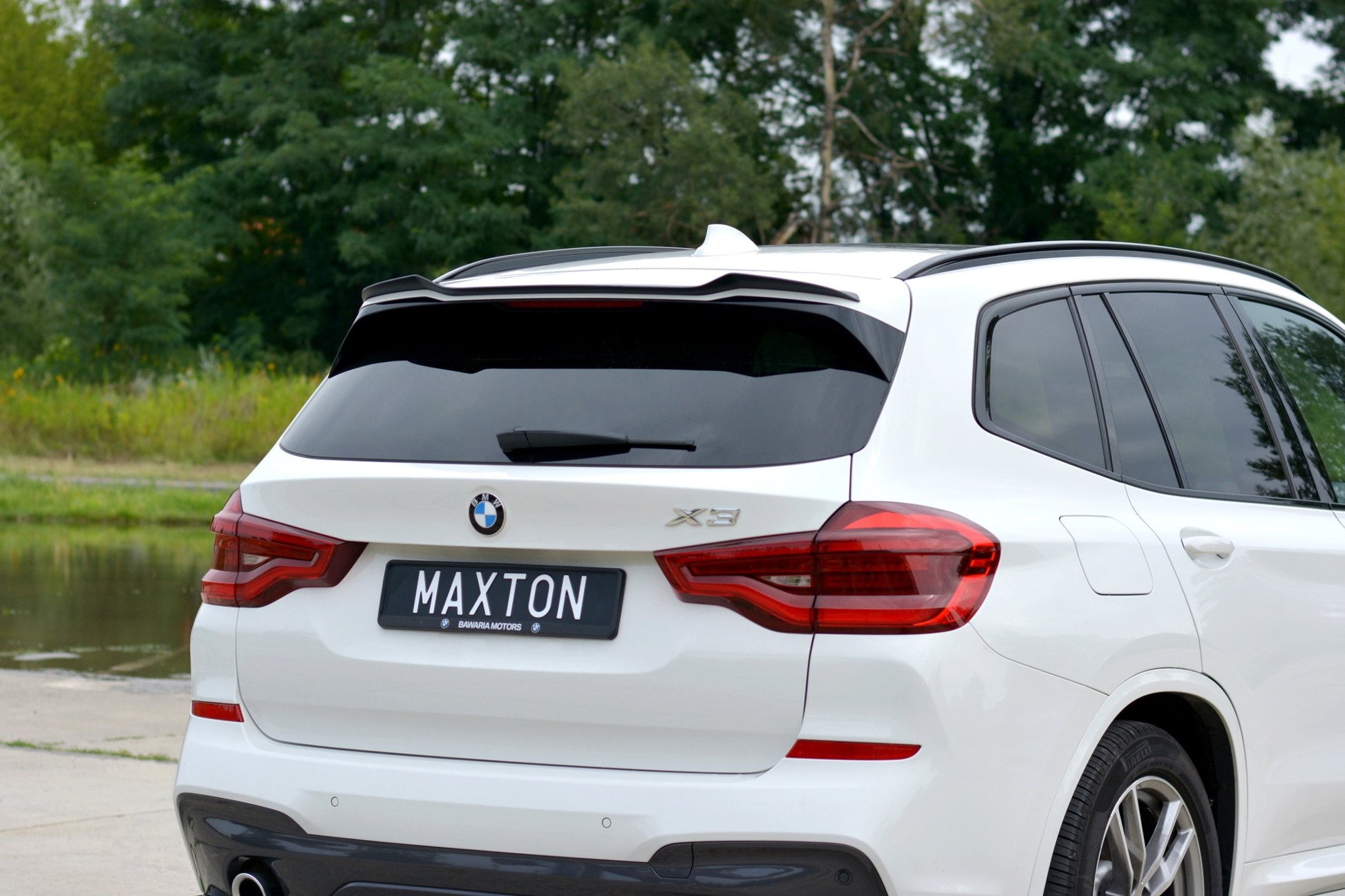 Spoiler CAP für BMW X3 G01 M Paket schwarz Hochglanz