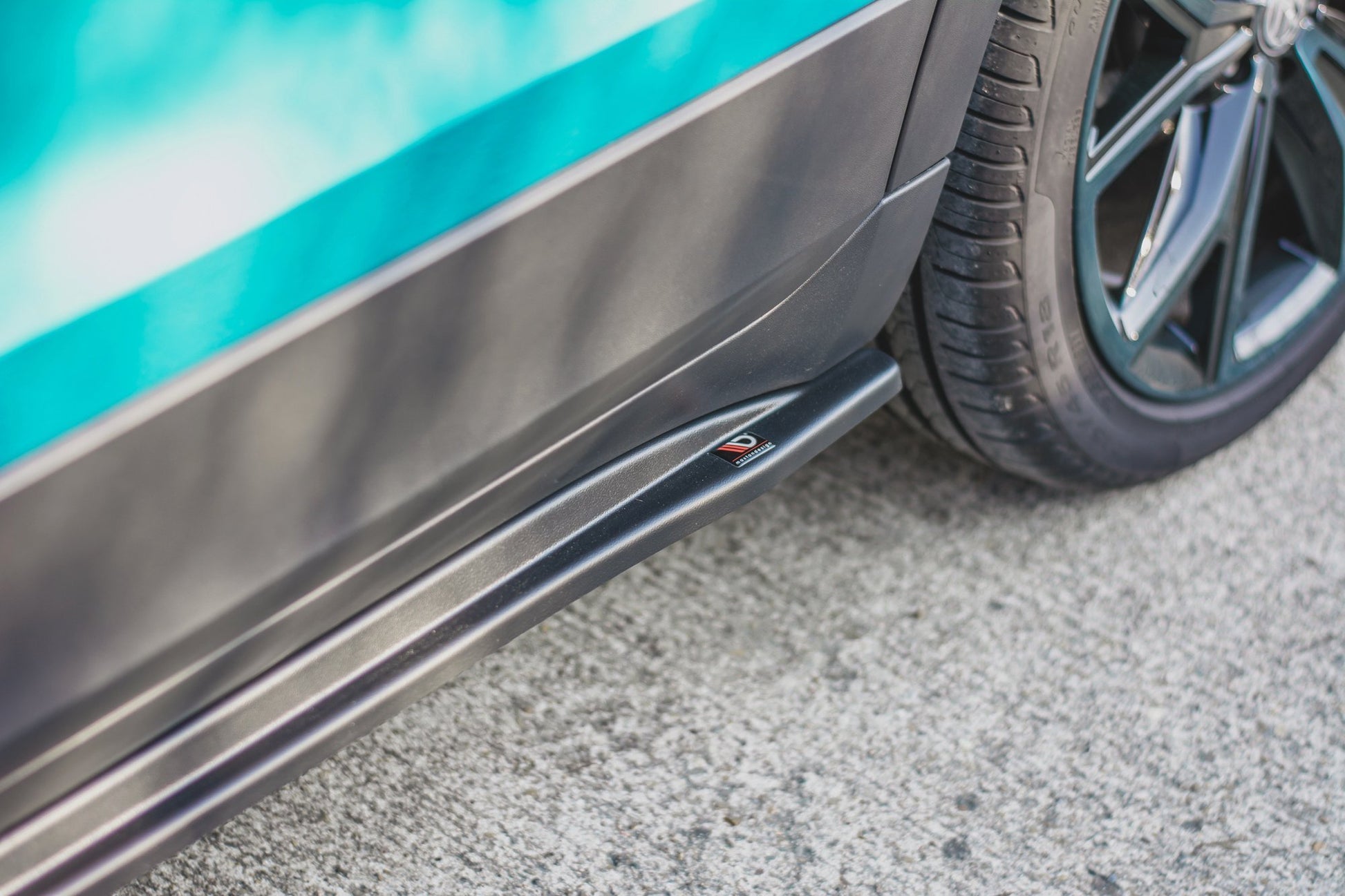 Seitenschweller Ansatz für Volkswagen T-Cross Carbon Look