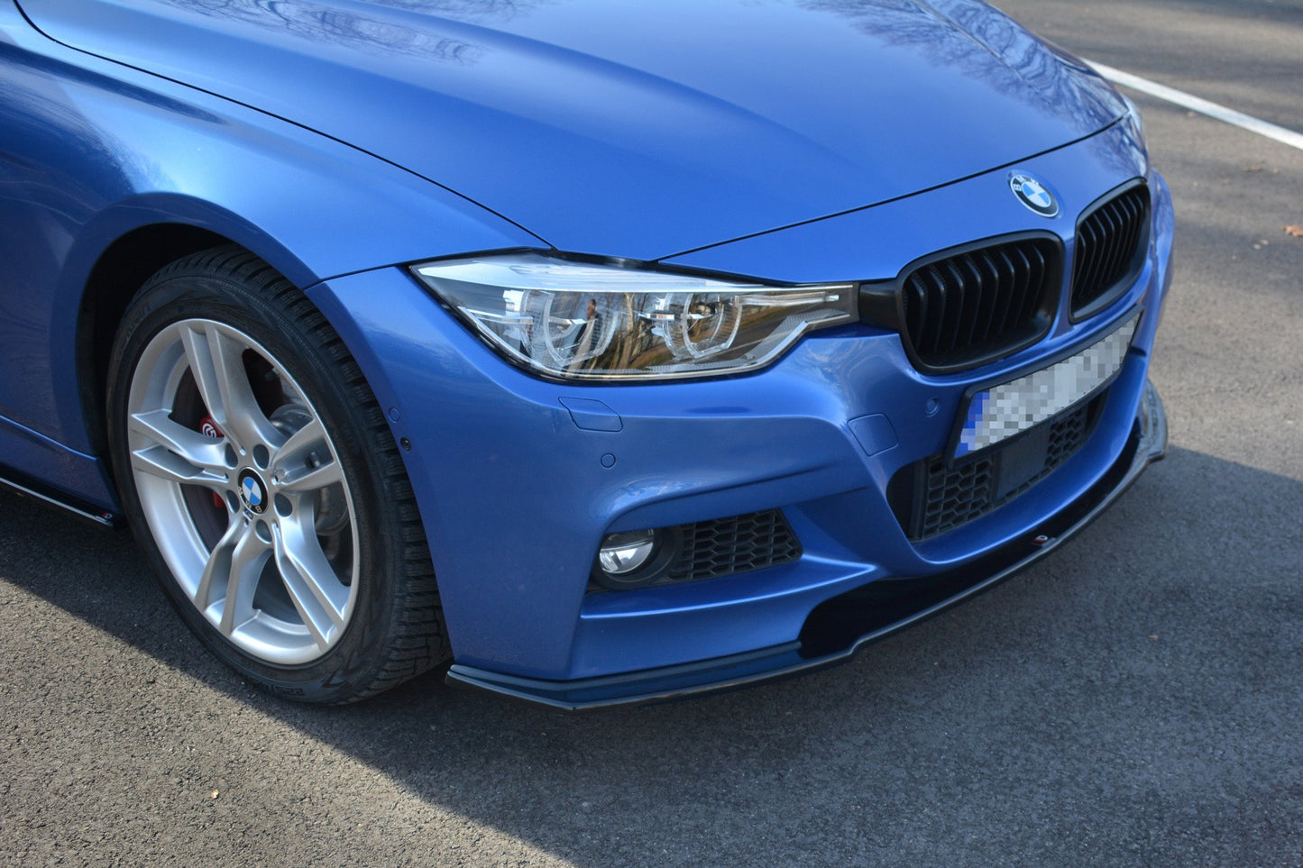 Front Ansatz für BMW 3er F30 FL SEDAN M-SPORT Carbon Look