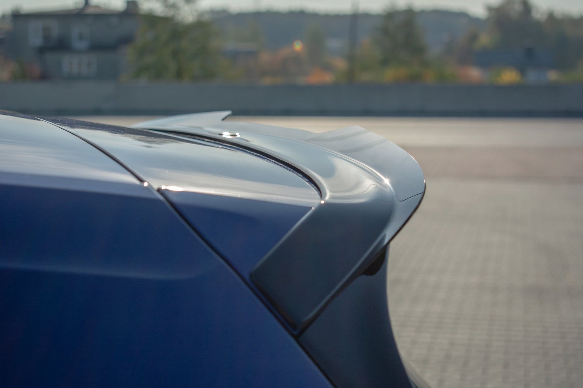 Spoiler CAP V.2 für Volkswagen Golf 7 / 7 Facelift R / R-Line / GTI  schwarz matt