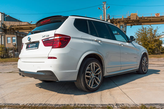 Seitenschweller Ansatz für BMW X3 F25 M-Paket Facelift schwarz Hochglanz