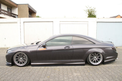 Seitenschweller Ansatz für MERCEDES CL 500 C216 AMGLINE Carbon Look