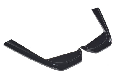 Heck Ansatz Flaps Diffusor für Mercedes-Benz E43 AMG / AMG-Line W213 schwarz Hochglanz
