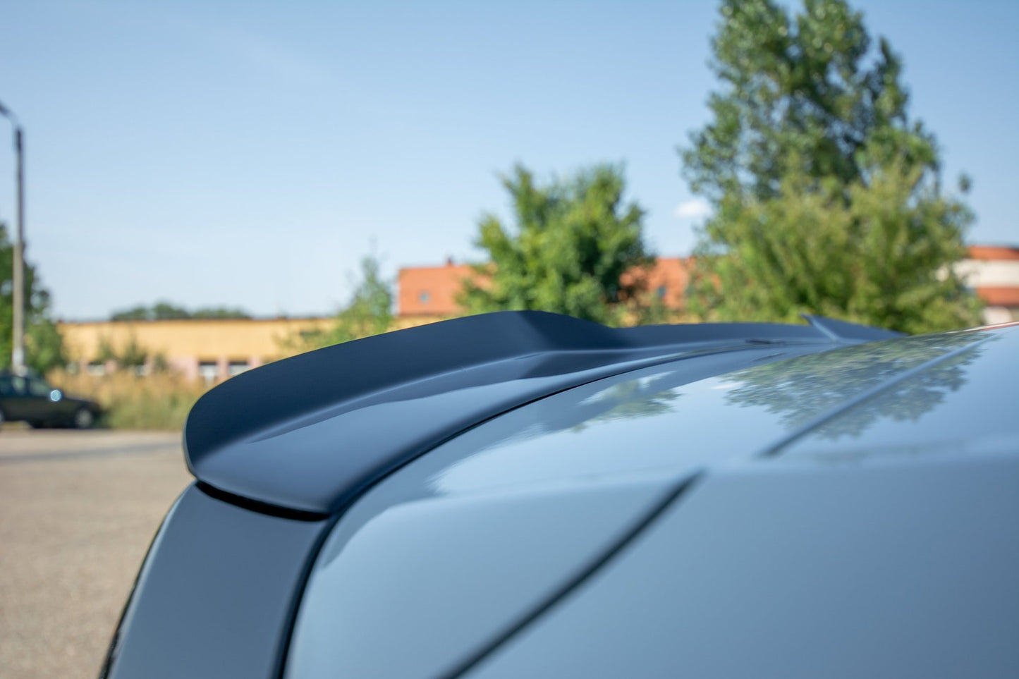 Spoiler CAP für VW POLO MK6 GTI schwarz matt