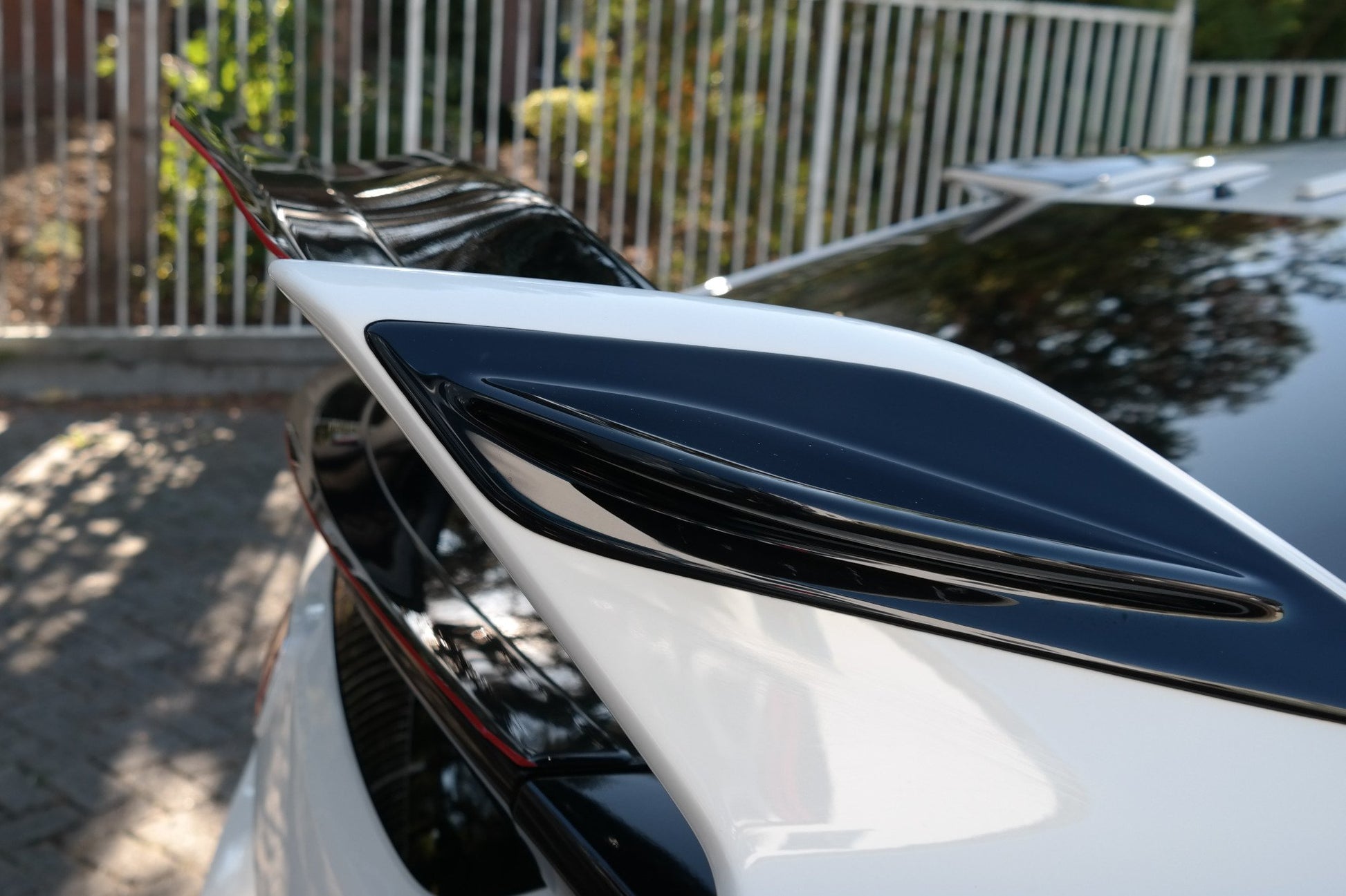 OBERER Spoiler CAP V.2 für HONDA CIVIC X TYPE R schwarz matt