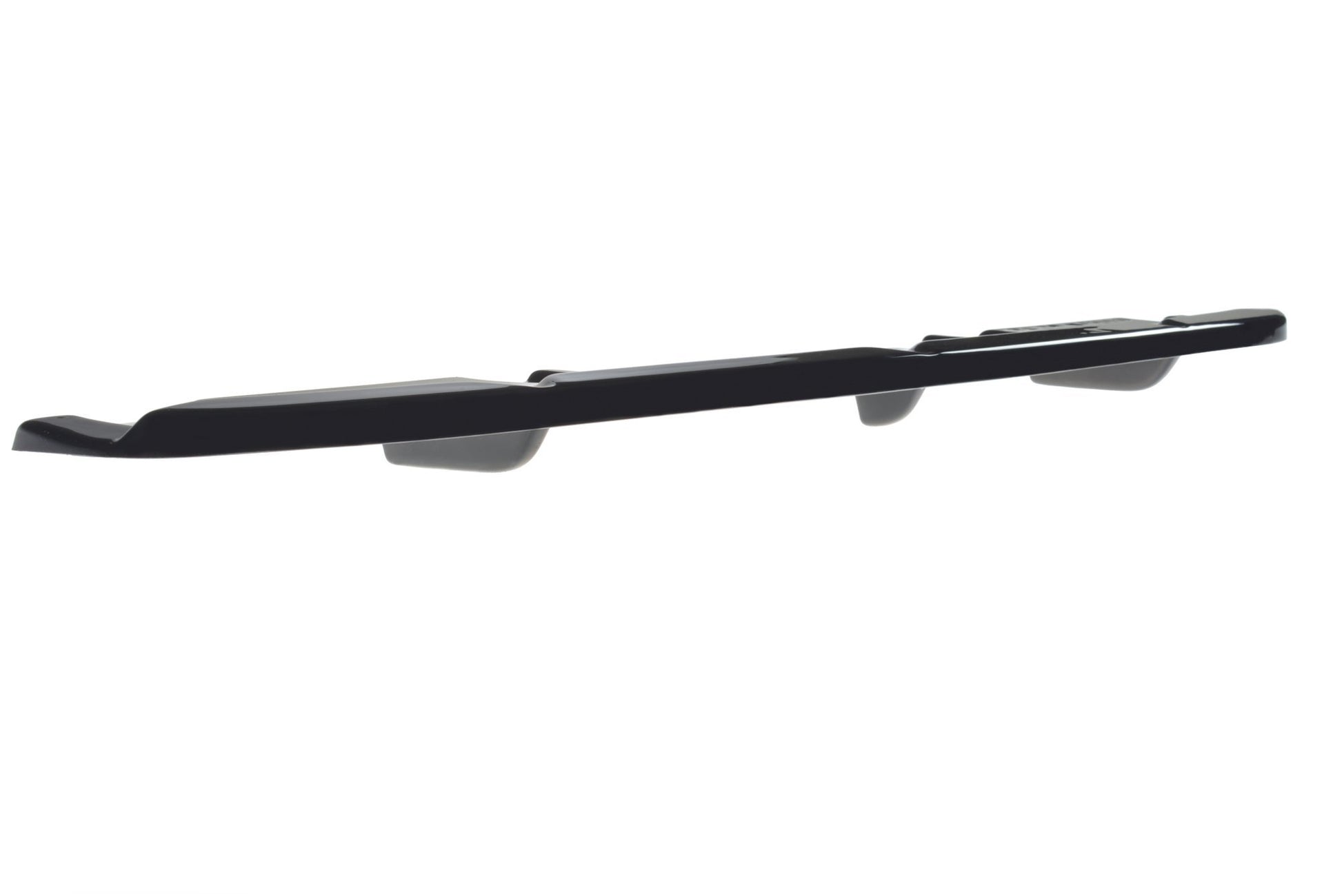 Mittlerer Diffusor Heck Ansatz für(mit einem vertikalem balken)  Peugeot 508 SW Mk2 schwarz matt