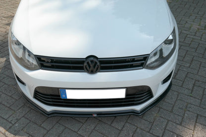 Front Ansatz für VOLKSWAGEN POLO MK5 R WRC schwarz matt