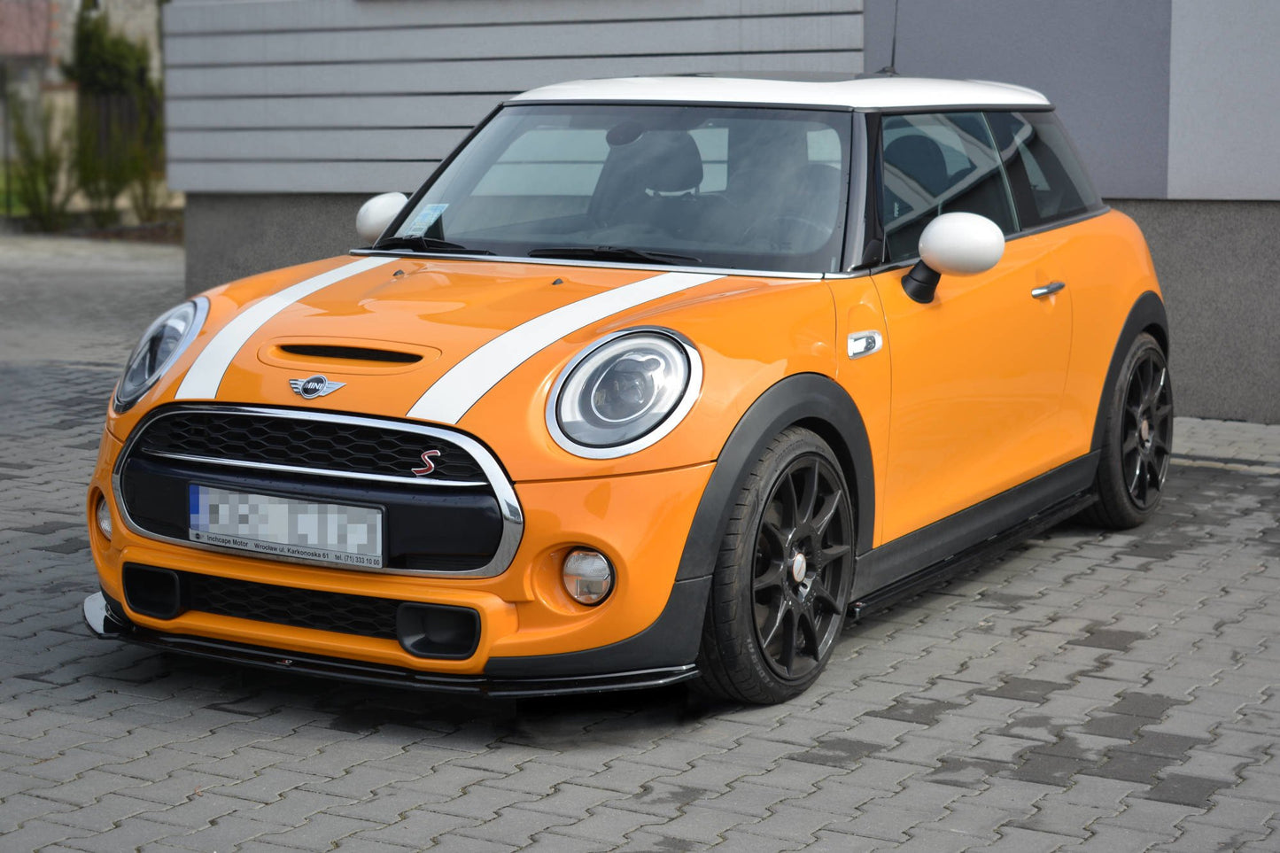 Seitenschweller Ansatz für MINI COOPER S MK3 vor Facelift 3-Türer (F56) Carbon Look