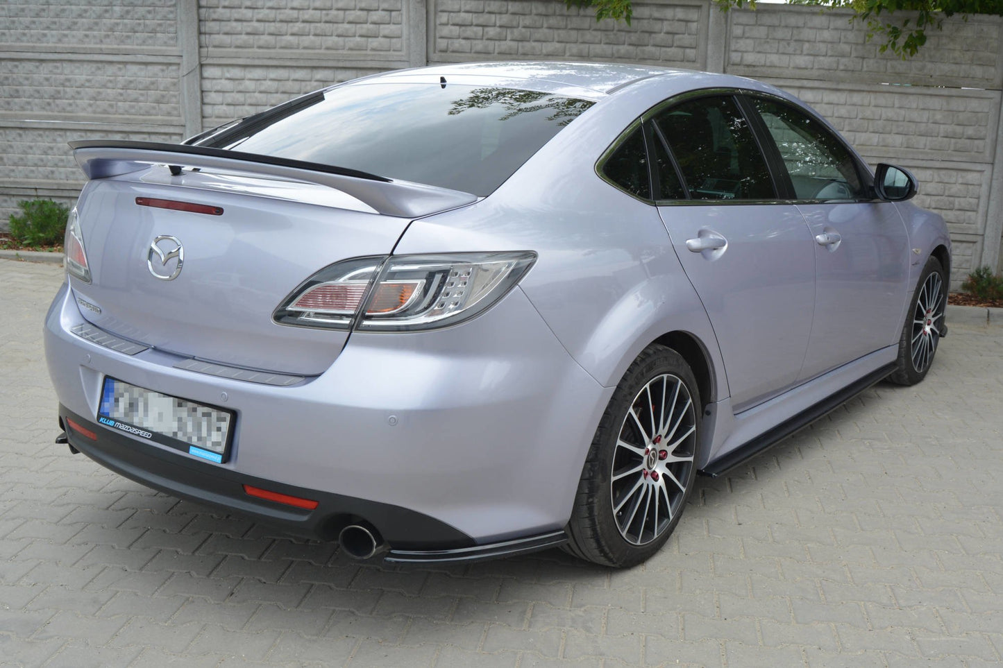 Spoiler CAP für MAZDA 6 MK2 SPORT HATCH (GH-SERIES) vor Facelift Carbon Look