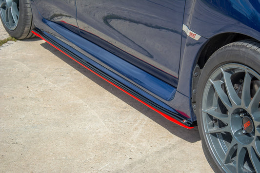 Seitenschweller Ansatz für V.2 für SUBARU WRX STI Carbon Look