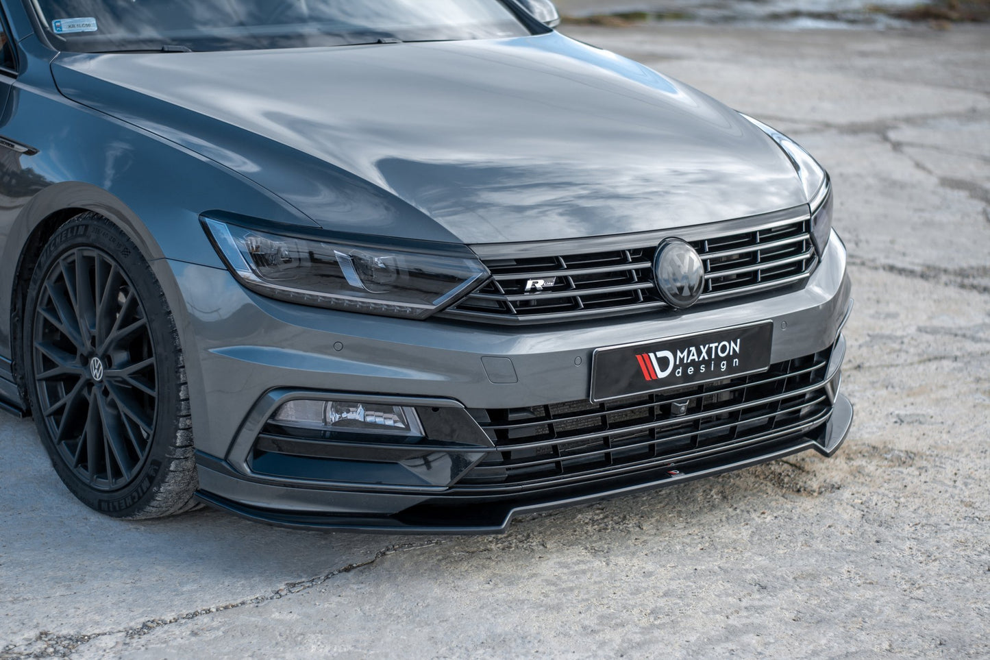 Front Ansatz V.2 für Volkswagen Passat R-Line B8 Carbon Look