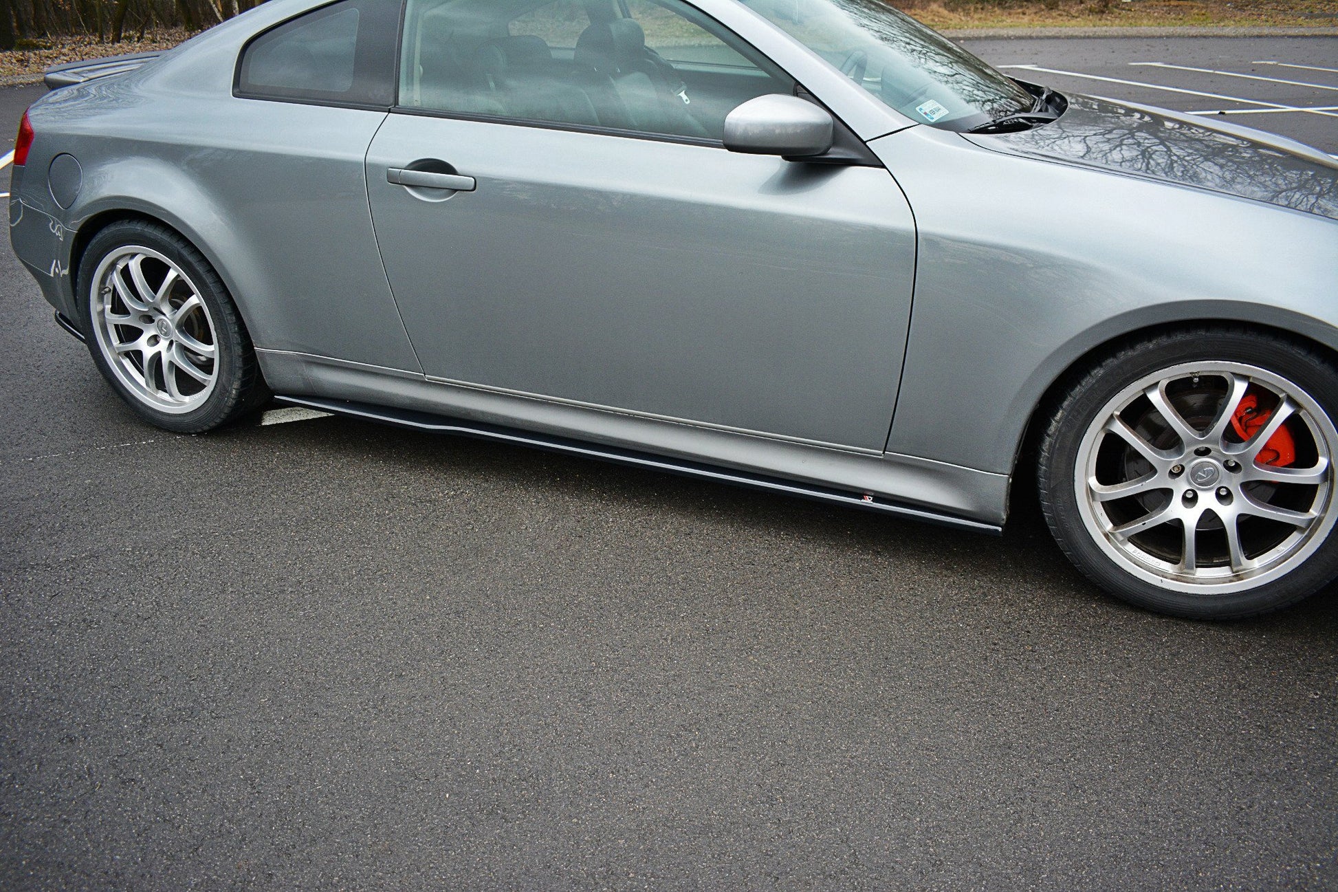 Seitenschweller Ansatz für INFINITI G35 COUPE Carbon Look
