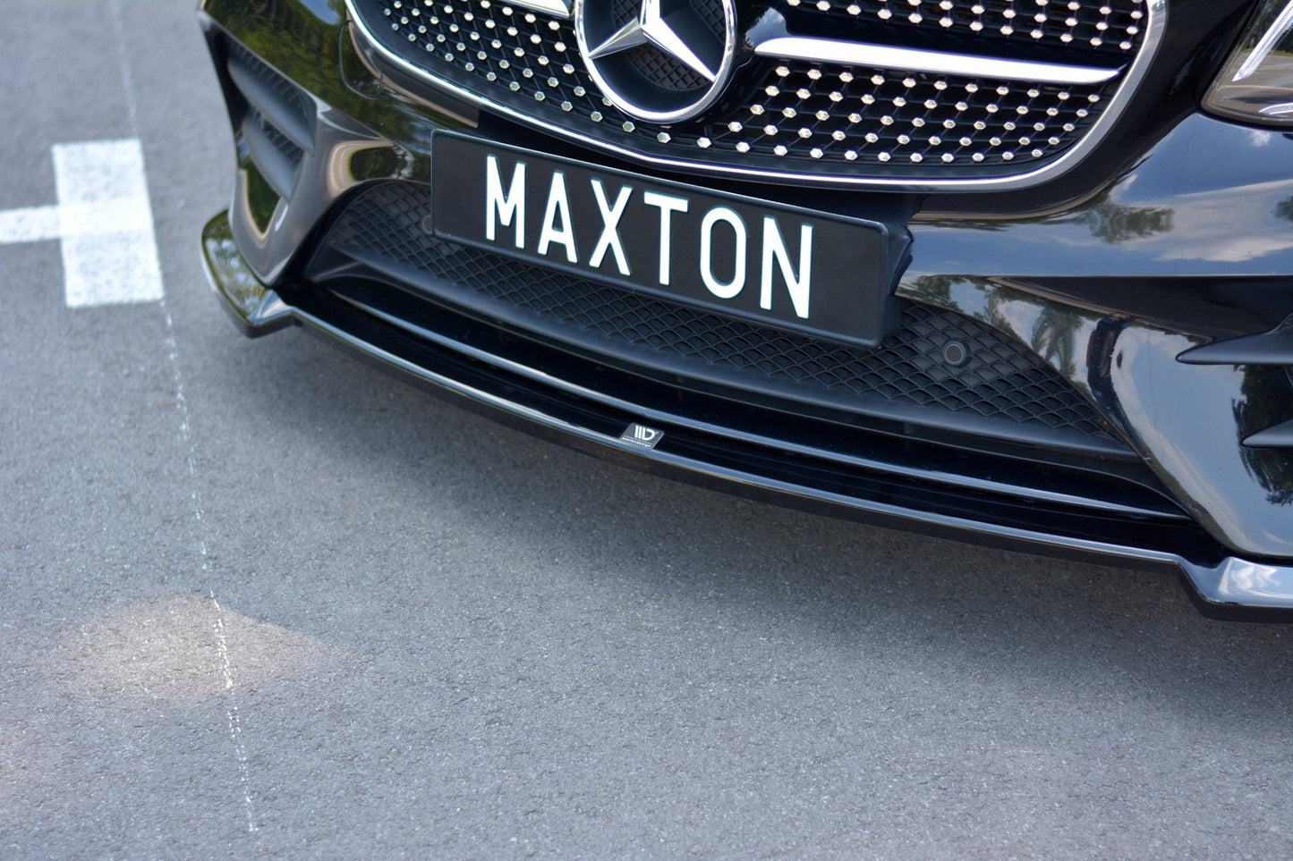 Front Ansatz V.2 für Mercedes-Benz E-Klasse W213 Coupe (C238) AMG-Line schwarz matt