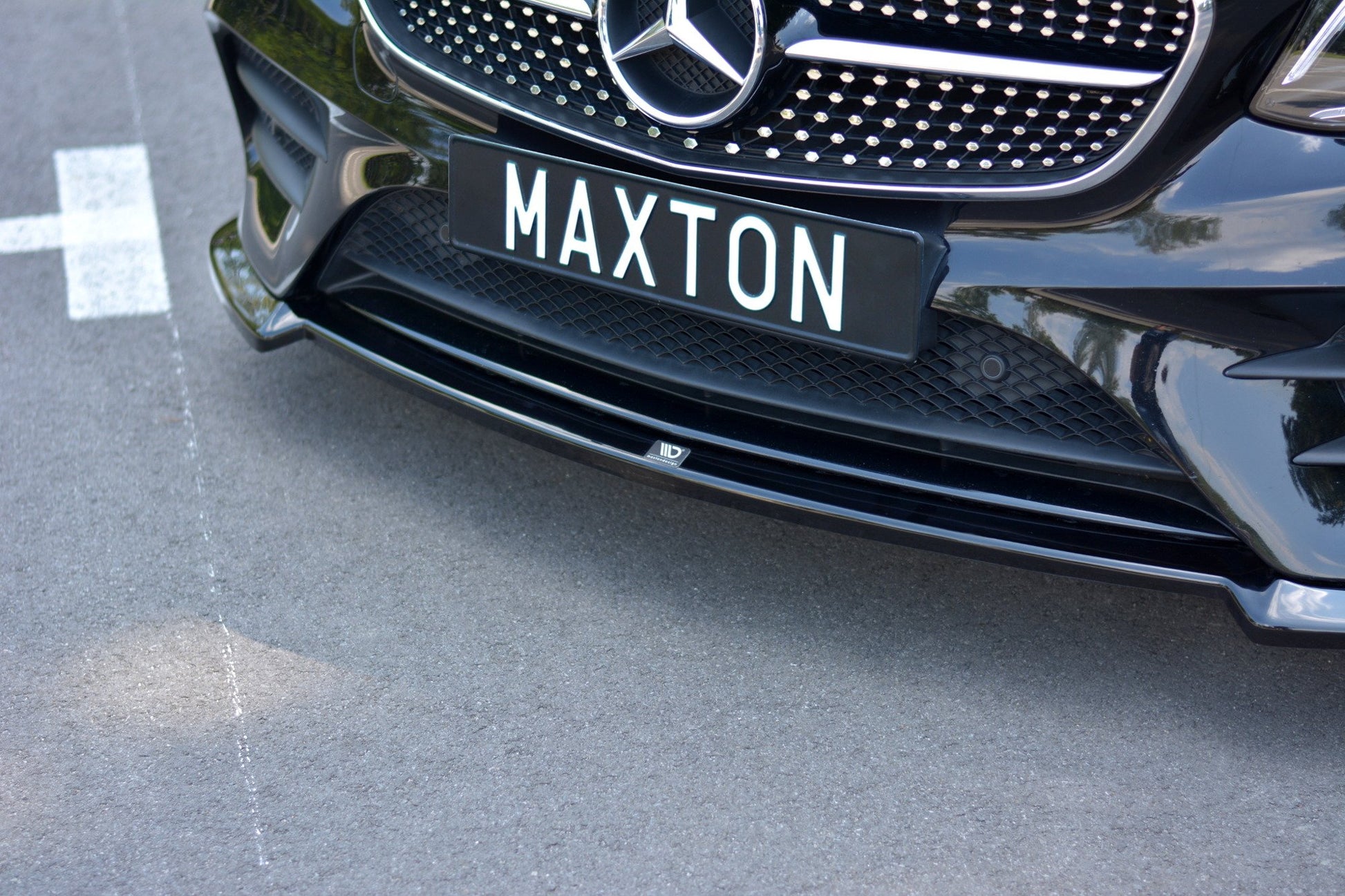 Front Ansatz V.2 für Mercedes-Benz E-Klasse W213 Coupe (C238) AMG-Line schwarz matt