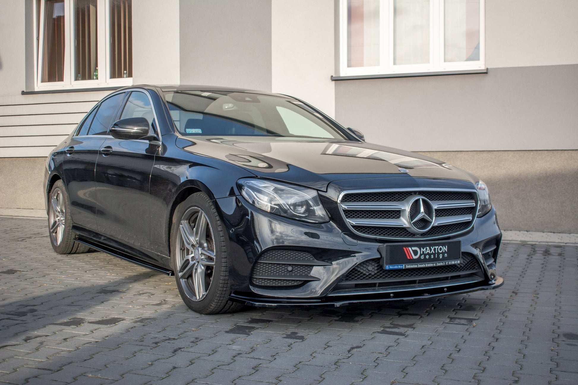 Front Ansatz für Mercedes-Benz  E43 AMG / AMG-Line W213 Carbon Look
