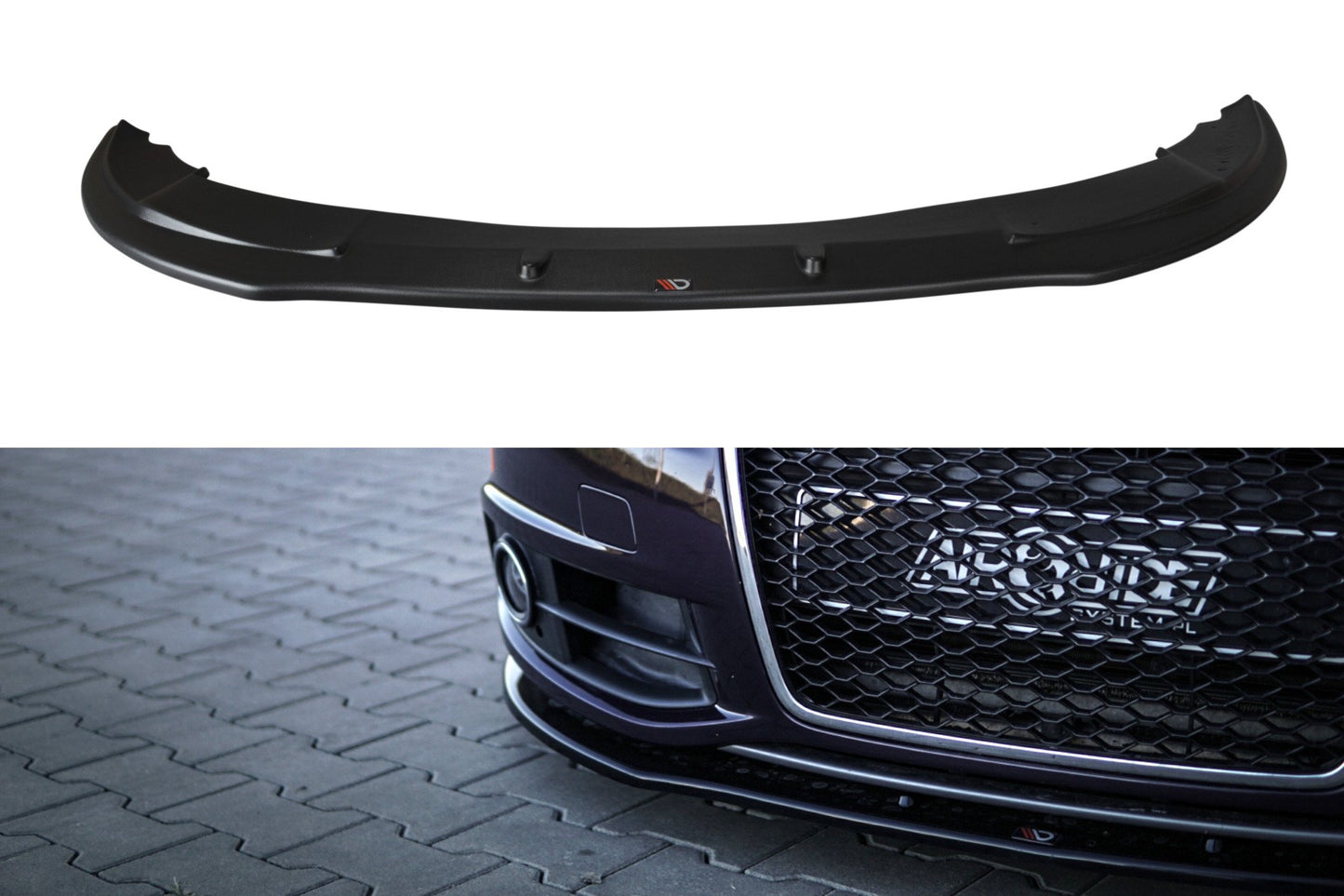 Front Ansatz für Audi A6 S-Line C6 FL  Carbon Look