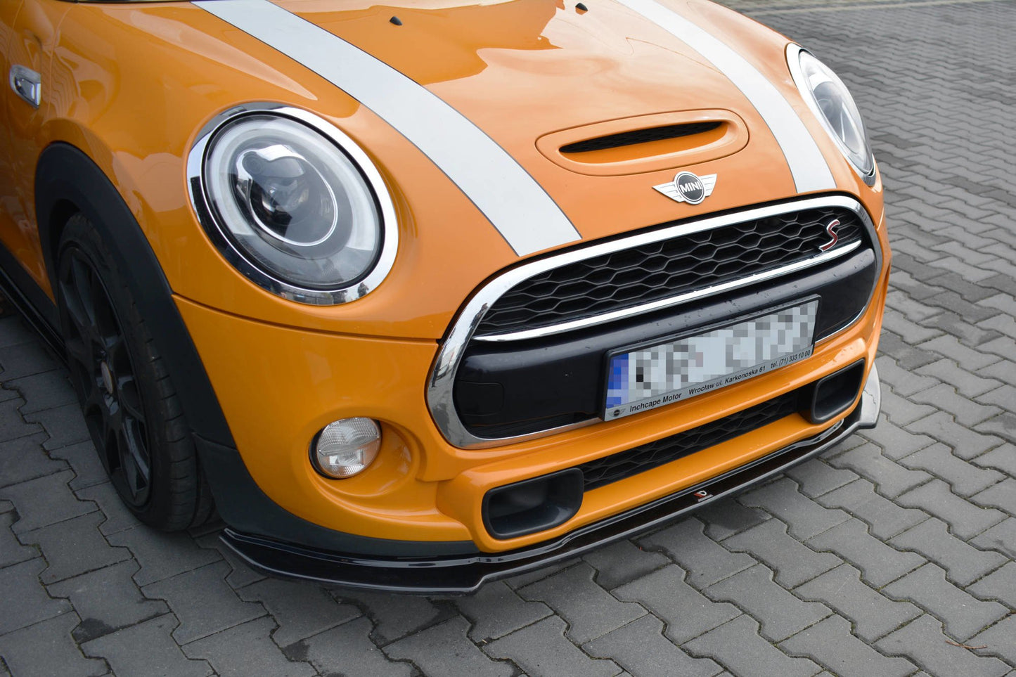 Front Ansatz für MINI COOPER S MK3 vor Facelift 3-Türer (F56) Carbon Look