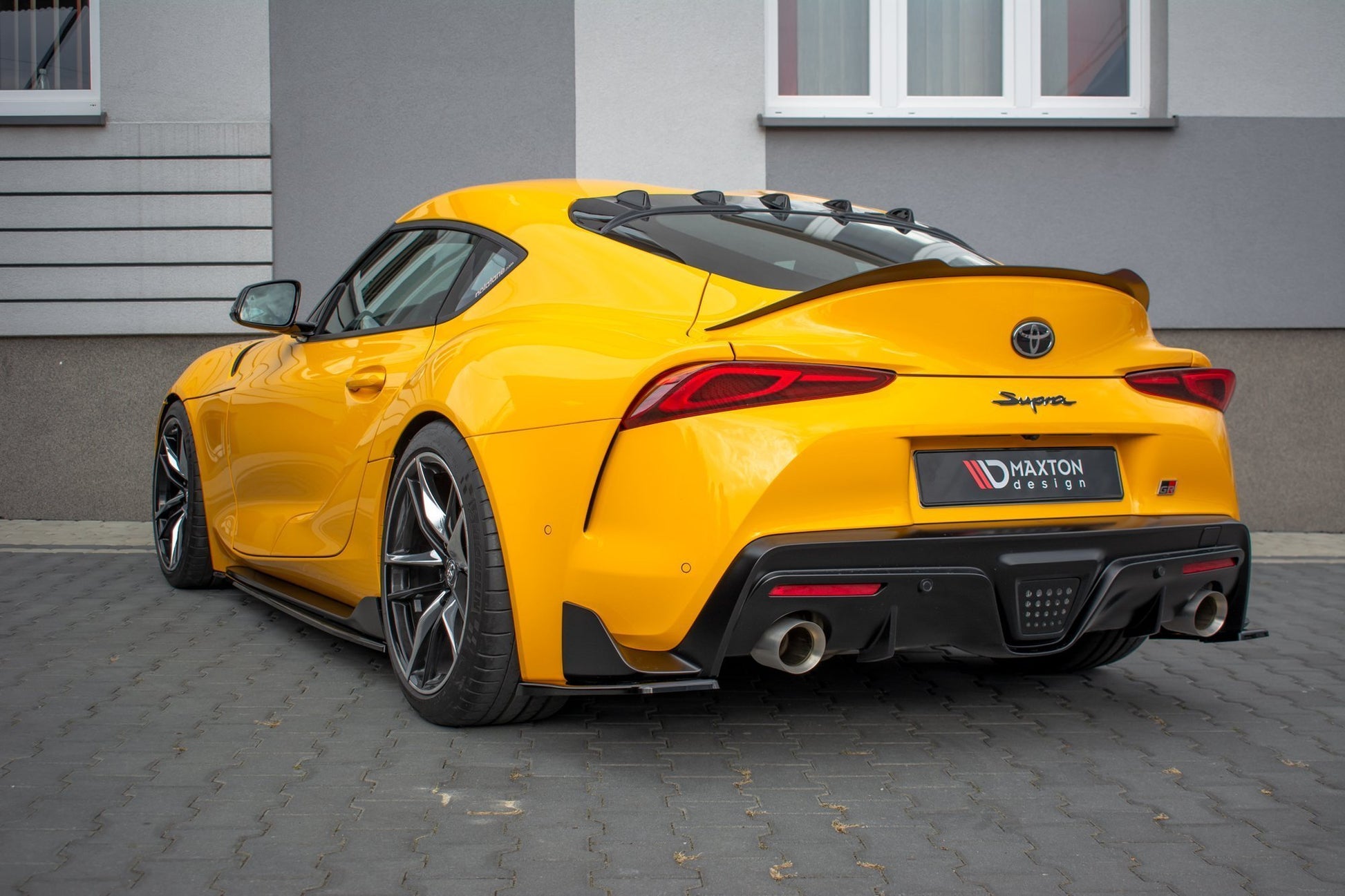 Heckscheiben Spoiler für Toyota Supra mk5 schwarz Hochglanz