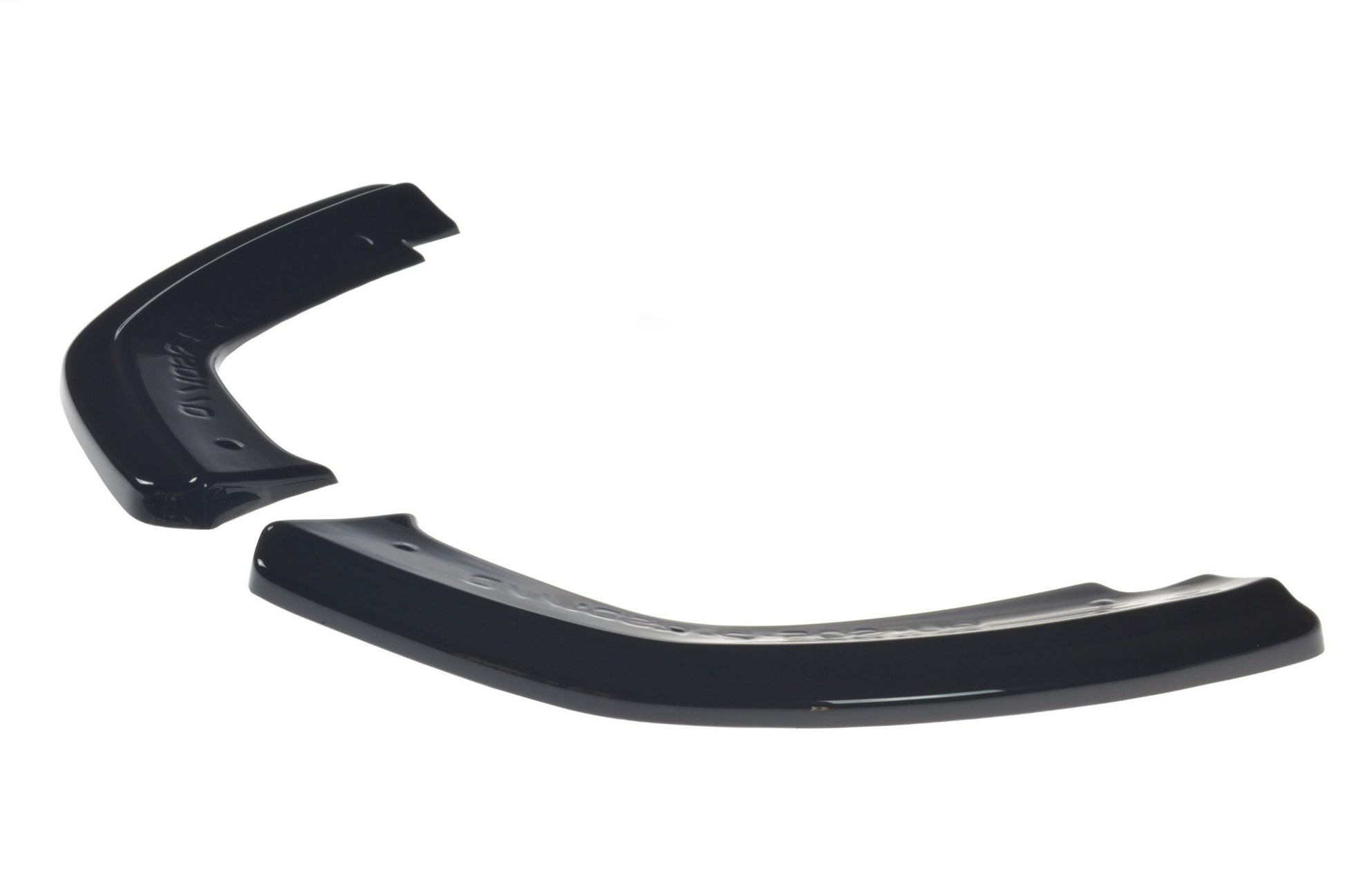 Heck Ansatz Flaps Diffusor für Audi SQ5/Q5 S-line MkII schwarz matt
