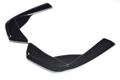 Heck Ansatz Flaps Diffusor für MERCEDES- BENZ C43 AMG W205 Carbon Look