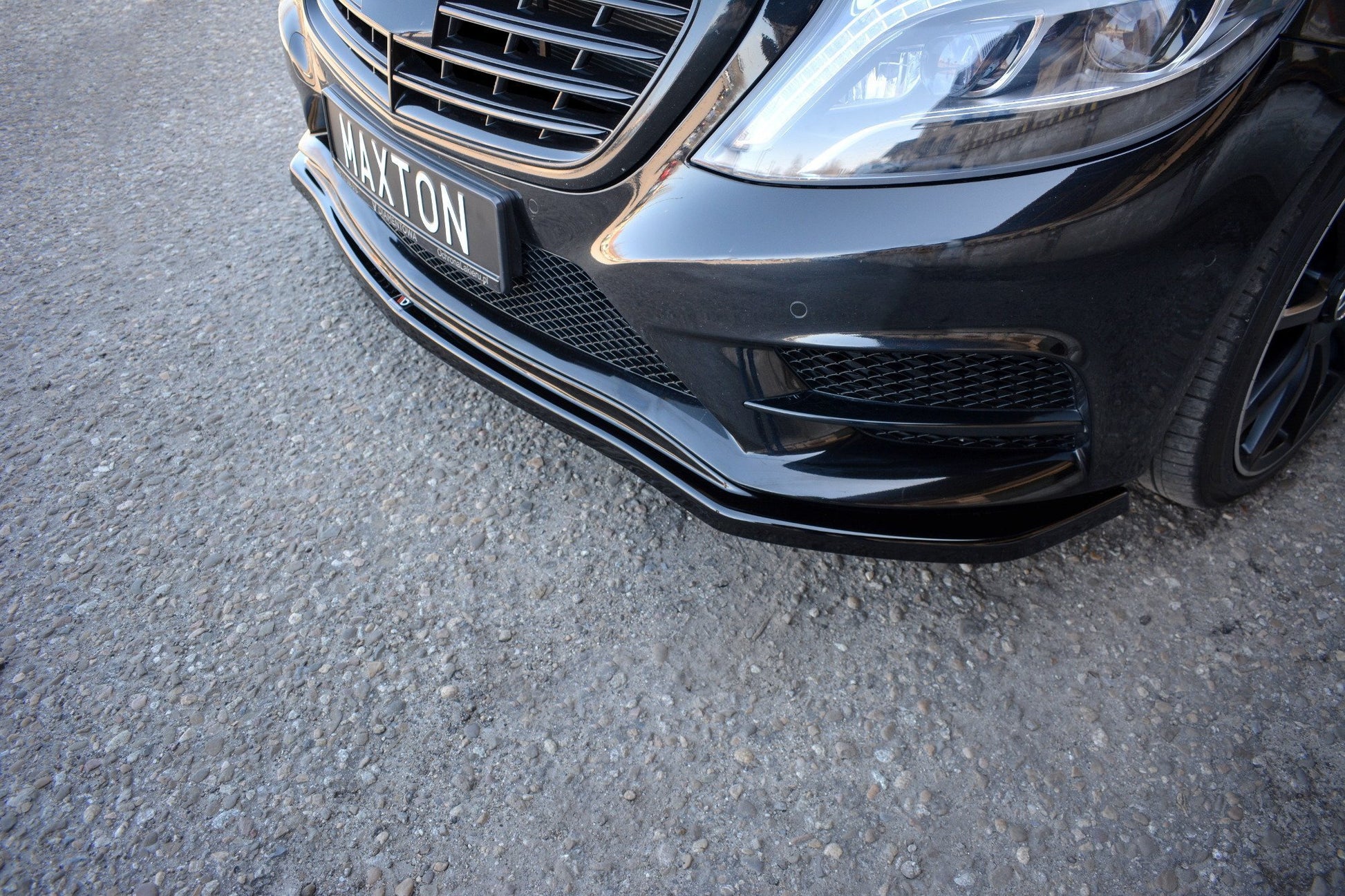 Front Ansatz V.1 für Mercedes S-KLASSE AMG-LINE W222 Carbon Look