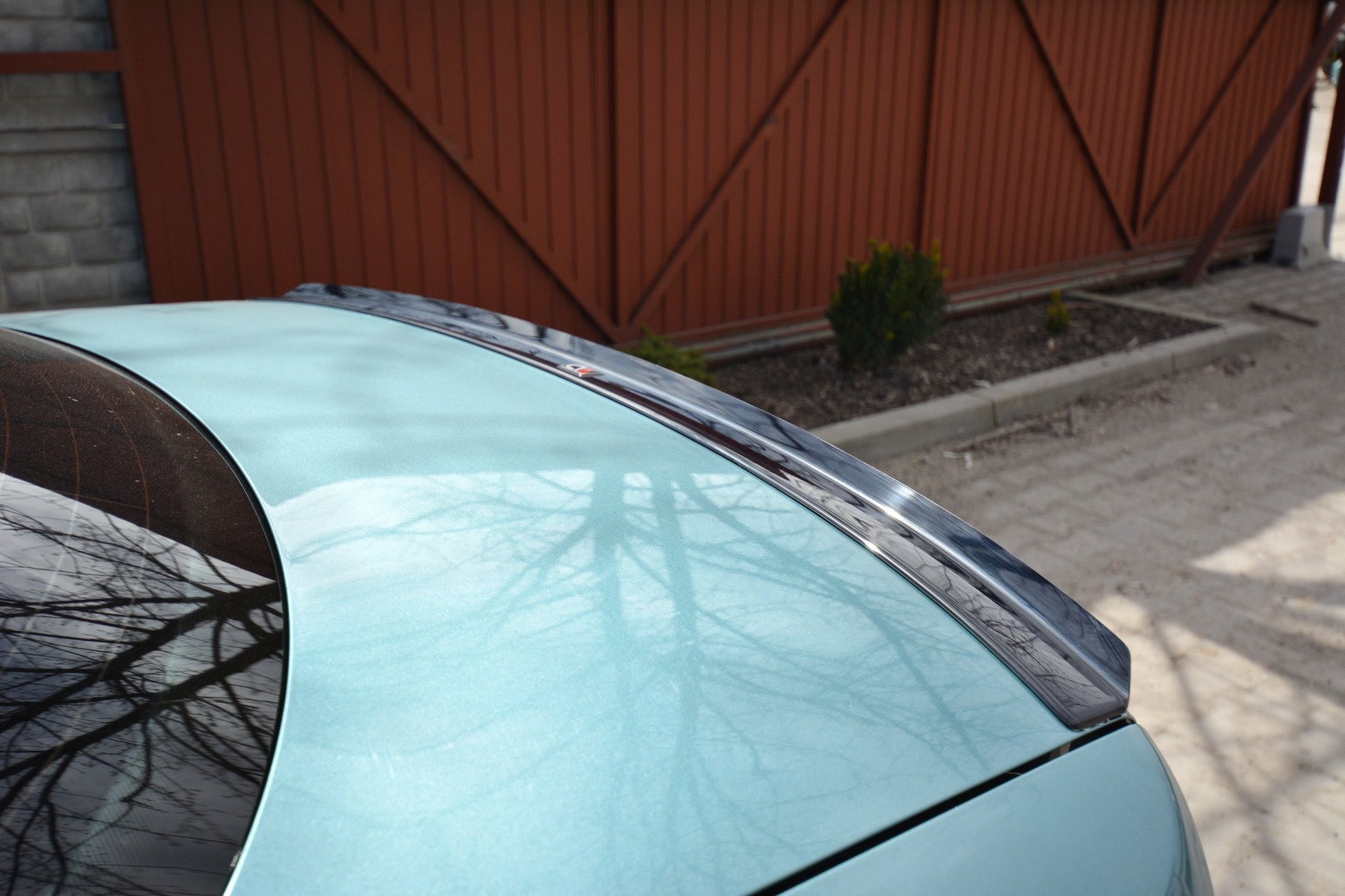 Spoiler CAP für Audi A4 / S4 B5 Limousine schwarz matt