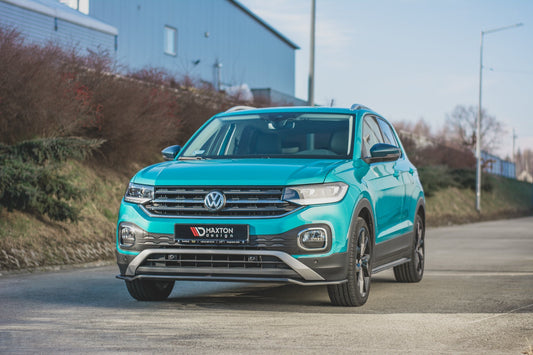 Seitenschweller Ansatz für Volkswagen T-Cross Carbon Look