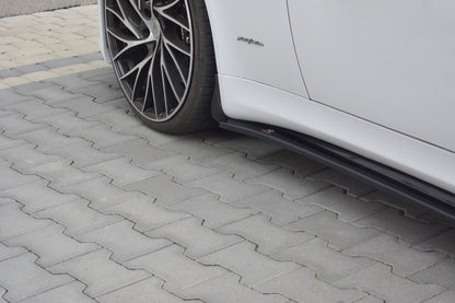 Seitenschweller Ansatz für MASERATI QUATTROPORTE MK5 FACELIFT Carbon Look