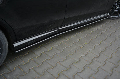 Seitenschweller Ansatz für Mercedes E63 AMG W212  Carbon Look