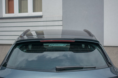 Spoiler CAP für Seat Leon Mk3 Cupra ST Facelift Carbon Look