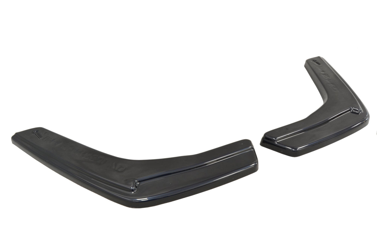 Heck Ansatz Flaps Diffusor für BMW M4 F82 schwarz matt
