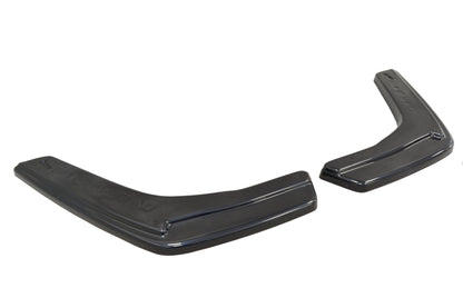 Heck Ansatz Flaps Diffusor für BMW M4 F82 schwarz matt