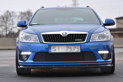 Front Ansatz für V1 SKODA OCTAVIA MK2 (RS VERSION) FACELIFT FaceliftING Carbon Look