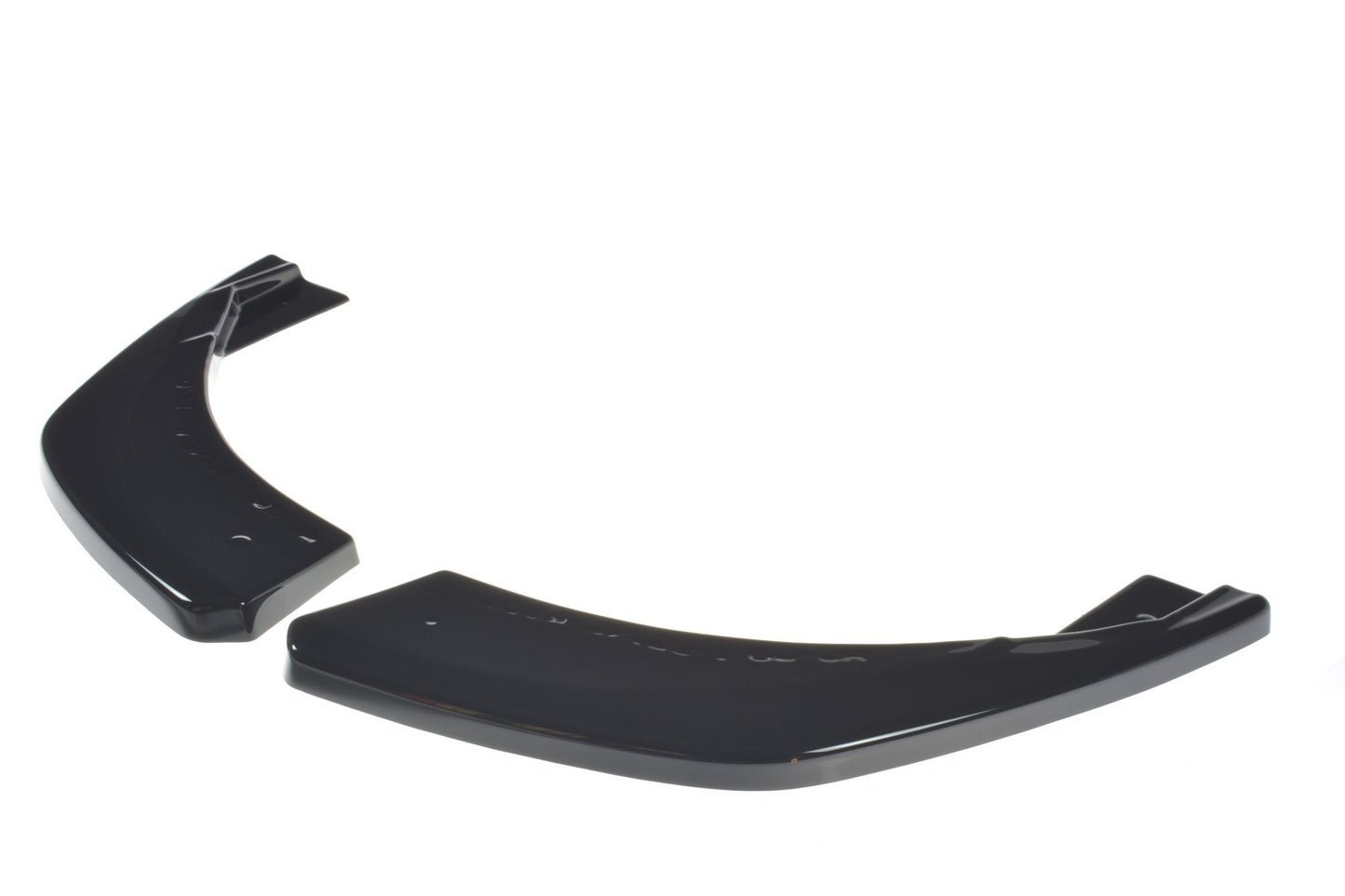 Heck Ansatz Flaps Diffusor für Audi Q8 S-line schwarz matt