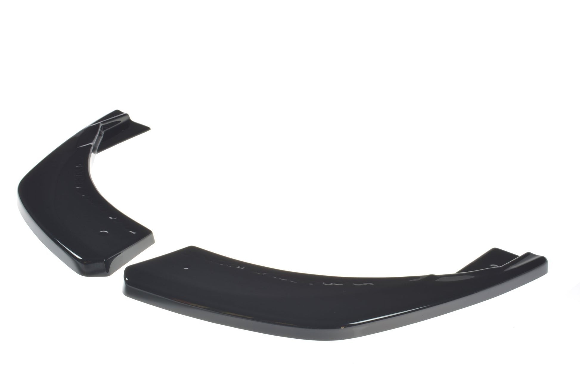 Heck Ansatz Flaps Diffusor für Audi Q8 S-line Carbon Look