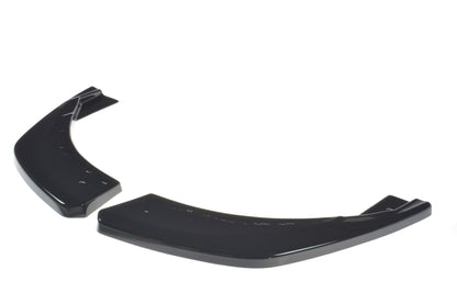 Heck Ansatz Flaps Diffusor für Audi Q8 S-line schwarz Hochglanz