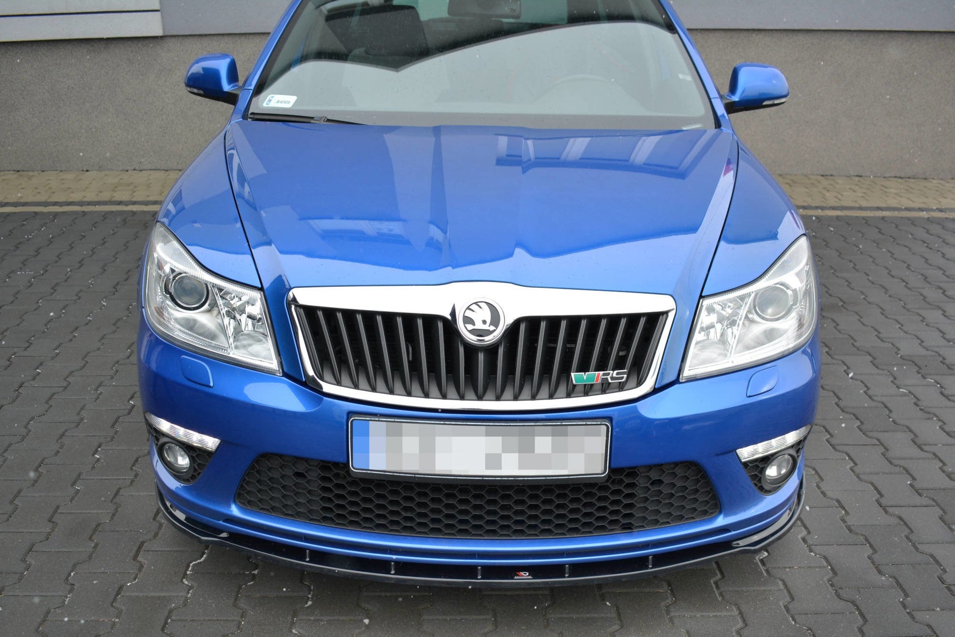 Front Ansatz für V1 SKODA OCTAVIA MK2 (RS VERSION) FACELIFT FaceliftING Carbon Look