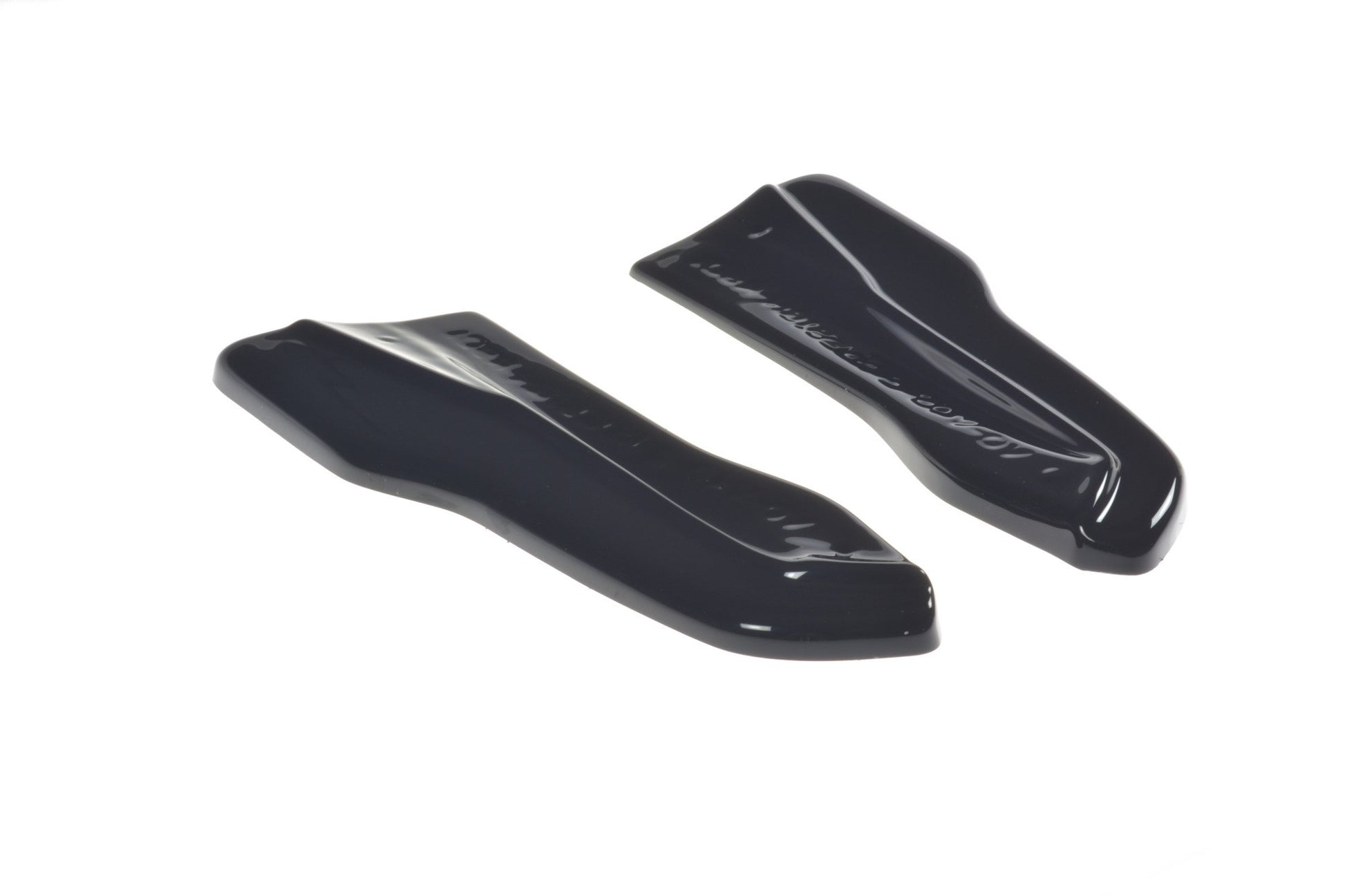 Heck Ansatz Flaps Diffusor für Volvo V40 R-design schwarz matt