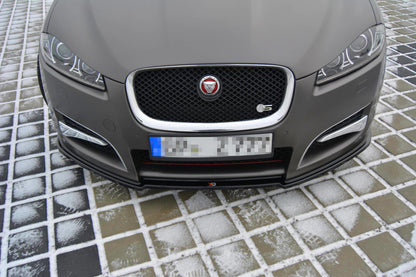 Front Ansatz für JAGUAR XF (X250) MK1 SPORTBRAKE S-PACK schwarz matt