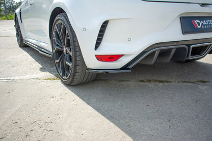Heck Ansatz Flaps Diffusor für Renault Megane IV RS schwarz matt