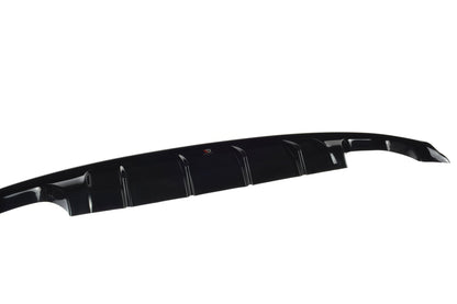Diffusor Heck Ansatz für Ford Focus Mk4 St-line schwarz Hochglanz