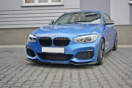 Front Ansatz V.2 für BMW 1er F20/F21 M-Power Carbon Look