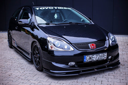 Front Ansatz V.1 für HONDA CIVIC EP3 (MK7) TYPE-R/S FACELIFT  schwarz matt