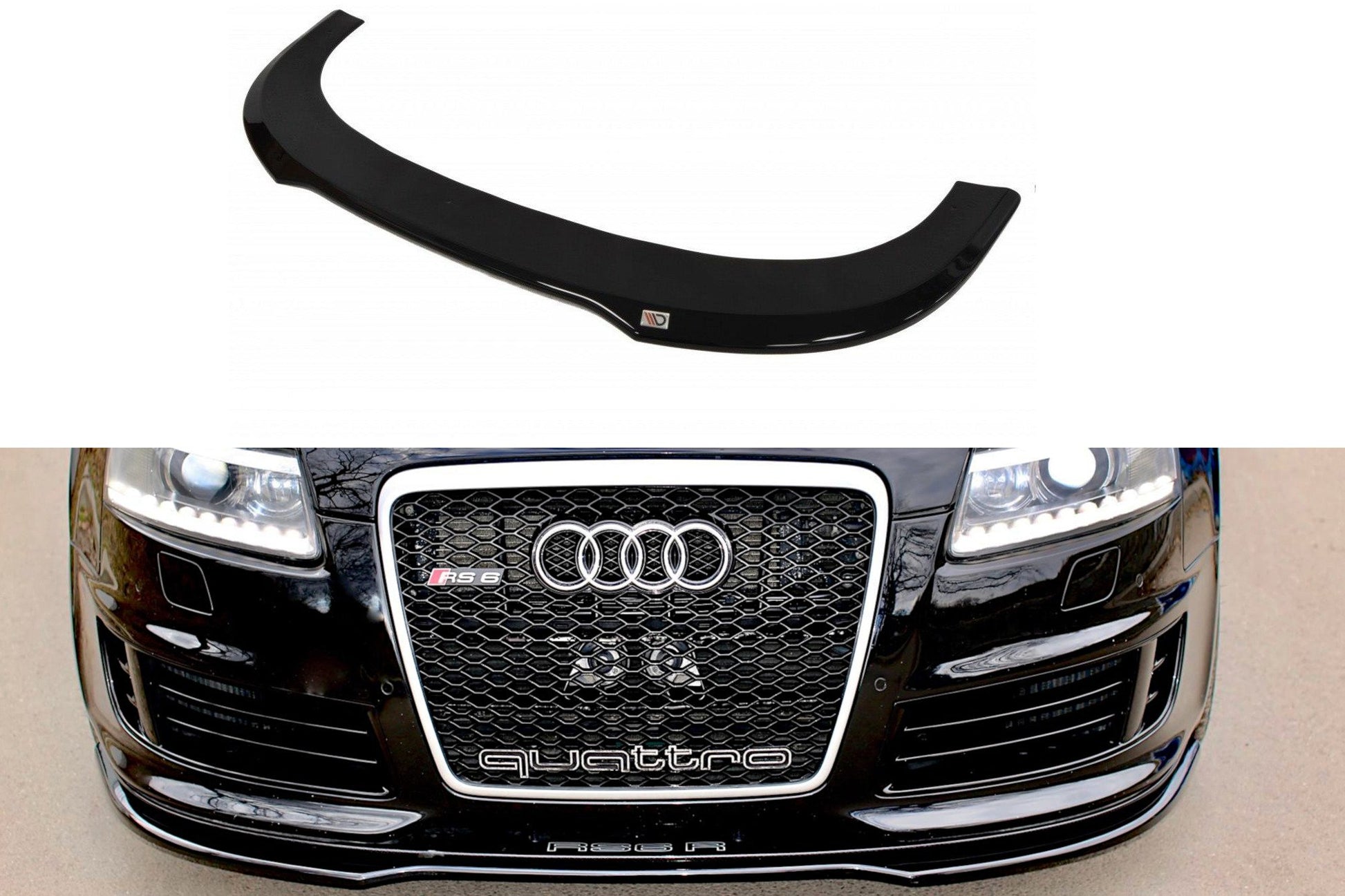 Front Ansatz für AUDI RS6 C6 schwarz matt