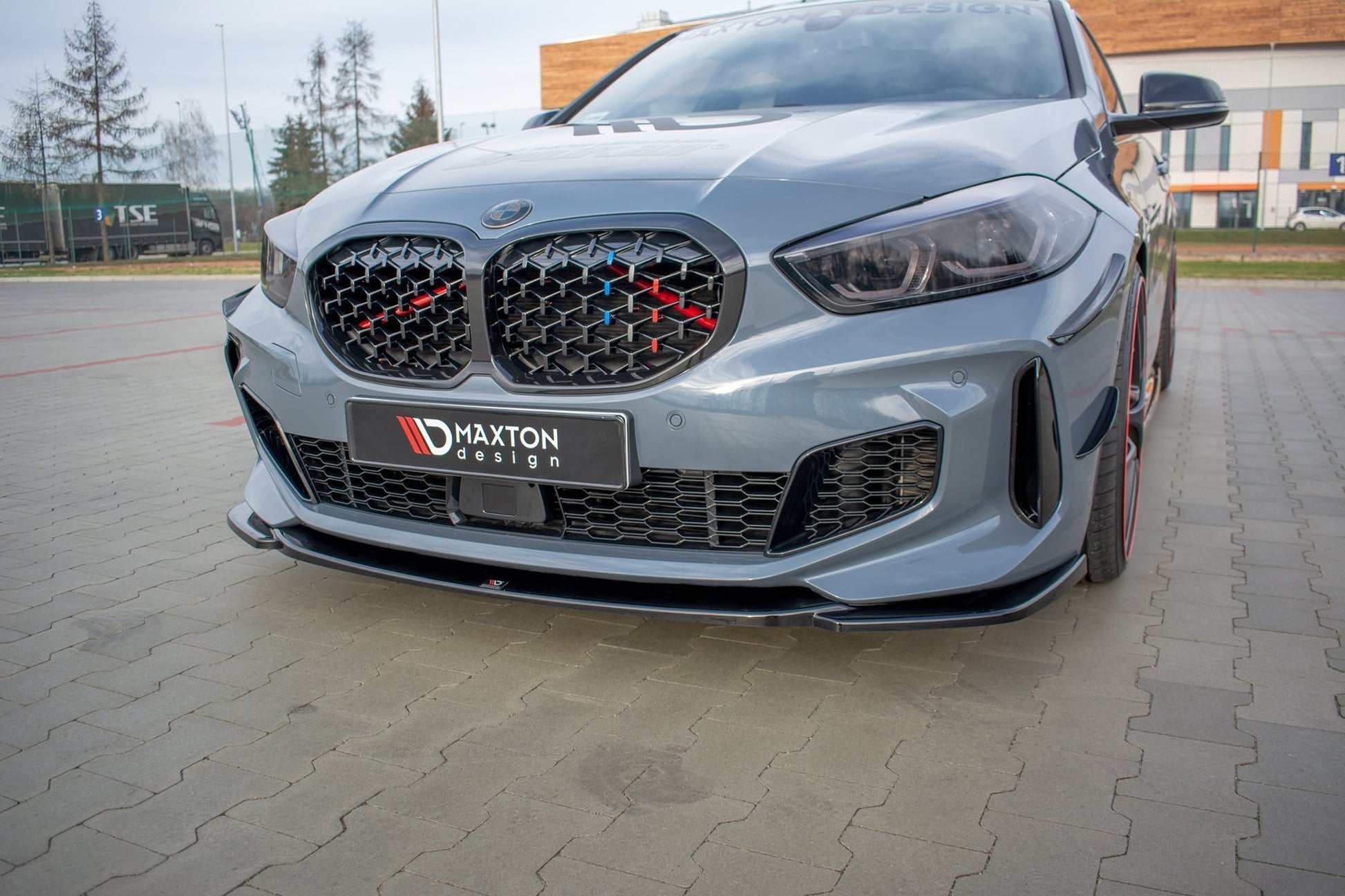 Front Ansatz V.3 für BMW 1er F40 M-Paket/ M135i  Carbon Look