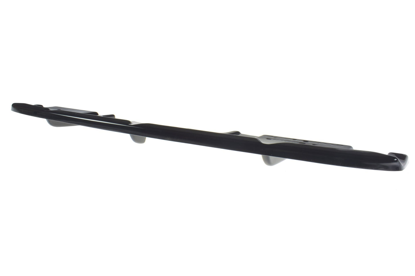 Mittlerer Diffusor Heck Ansatz für(mit einem vertikalem balken)  Peugeot 508 SW Mk2 schwarz Hochglanz